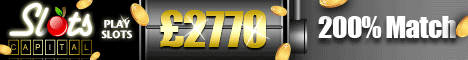 Slots Capital Casino - £7 No Deposit + 200% to £1,000 on 1st Deposit