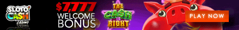 Sloto Cash Casino 20 Free Spins no deposit bonus