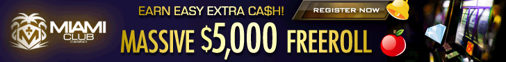 Miami Club Casino - $800 Welcome Bonus
